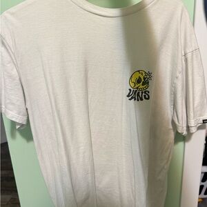 Vans White Short Sleeve Tee with Graphic